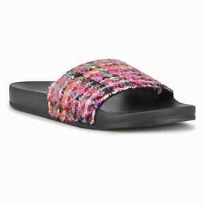 Nine West Sandbar Flat Slides - Pink - Ireland (NW1356940)